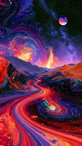 creation  . . . . #cosmic #surreal #psychedelic #fantasy #dreamscape 