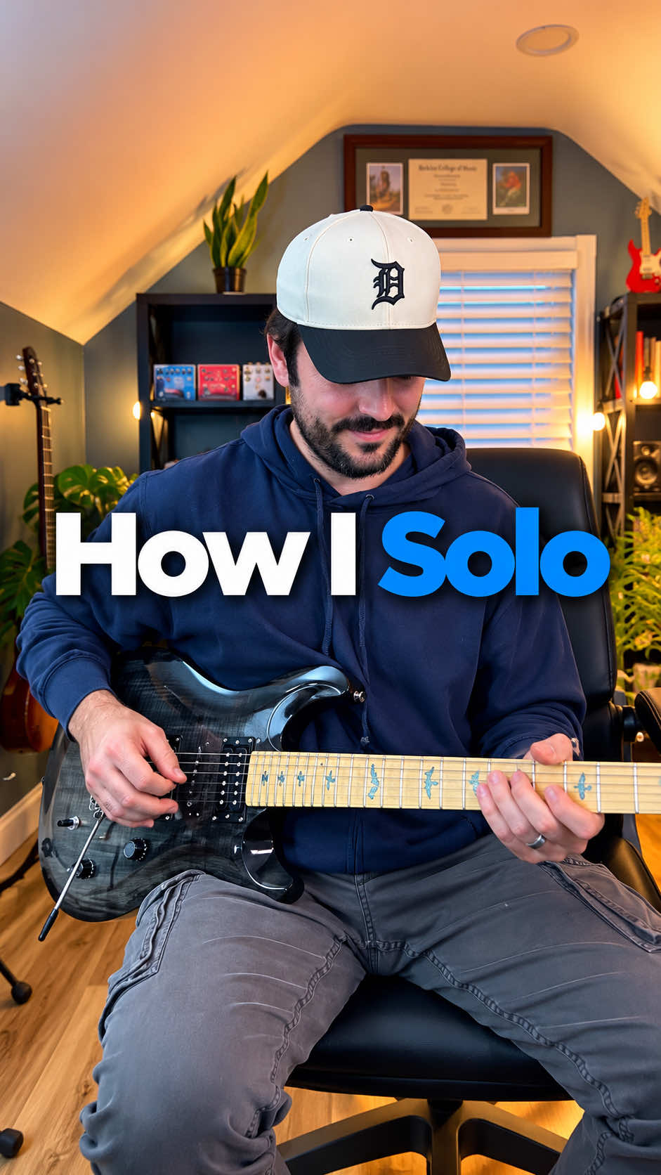 This is basically how my brain works when I’m building a solo 🎸 Come up with phrase one. Respond to it. Play phrase one again. Respond with a little more. Time to accent the vocal melody. Add some chops. Time to shine 😂 Change up phrase one. Then riff it out! Sometimes it’s just about taking one simple idea and seeing how far you can go with it. Thank God I’m Free 🎸 #WorshipGuitar #GuitarTips #GuitarSolo #LeadGuitar #Guitar