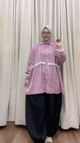 Kemeja renda terbaru😍🤍#bigsizefashion #ootdfashion #ootdjumbo #ootdplussize #fypシ゚viral 