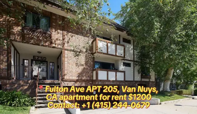 Welcome to Fulton Ave #205, a bright top-floor 2-bed, 2-bath condo in a quiet, well-maintained Valley Glen community. Filled with natural light throughout the day, the spacious living room features oversized windows and an open layout that flows seamlessly from the dining area into the kitchen. The kitchen offers updated countertops, modern cabinetry, and stainless steel appliances. A private hallway creates separation and flow, leading to both bedrooms, each with en suite bathrooms and generous closet space, all bathed in natural light. Additional features include a private balcony, central A/C, two tandem gated parking spaces, and extra storage. Community amenities include a pool, secure underground parking, and on-site laundry.Ideally located just off Coldwater Canyon, moments from Studio City's dining and shopping, with convenient access to the 170 freeway.#viral #CA #houserforrent #apartmentforrent 