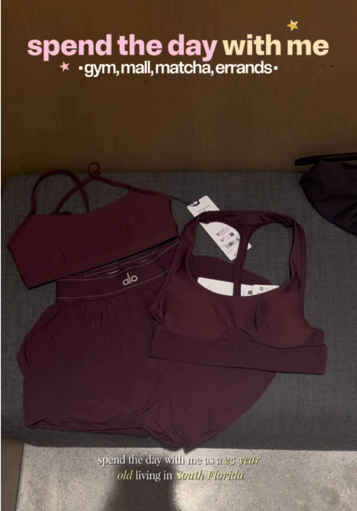 Spend the day with me as a 25 year old living in South Florida 🎀💕🛍️🍵🏋🏼‍♀️  Matcha @the seed. Coffee + Juice Bar , shopping at ALO, gym @Life Time , errands @CVS Pharmacy and lunch @Chipotle  #diml #ditl #southflorida #southfloridacontentcreator #alo 