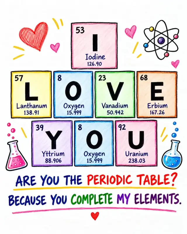 How to say I love ❤️ 💖 you in chemistry 🧪!! #Chemistry #Love #bond #Science #chemistrylovers 