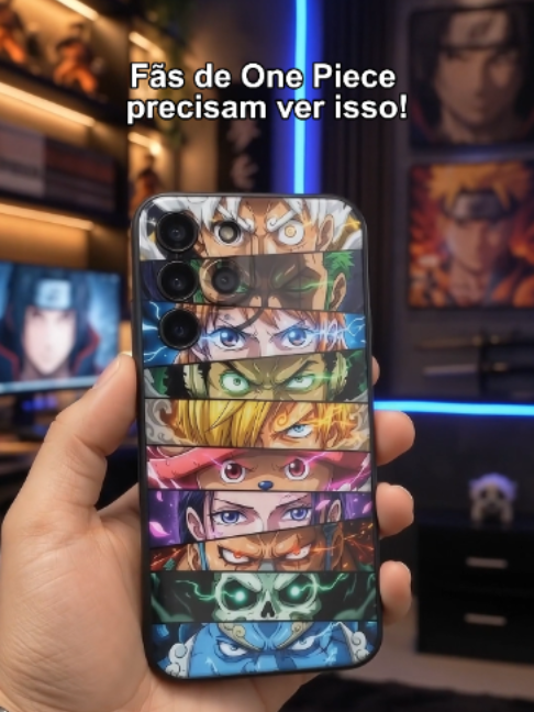 Capa de Celular One Piece Olhos dos Personagens #OnePiece #Luffy #CapaDeCelular #CapinhaAnime #TikTokShopBrasil