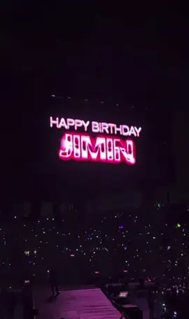 Happy birthday @jimin! Belated Birthday celebration for #jimin Day 1 of BTS Arirang World Tour in Santiago, Chile #bts #btsarmy #bangtan #btstour