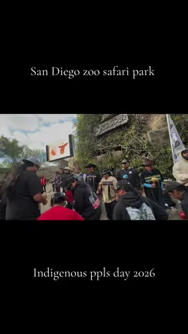 NO COLUMBUS DAY OVER HERE only indigenous peoples day with KIMEYAAY BOOGIE at San Diego zoo safari park  #indgenous #indigenousday #kumeyaay #kumeyaaybirdsingers #kumeyaayboogie 