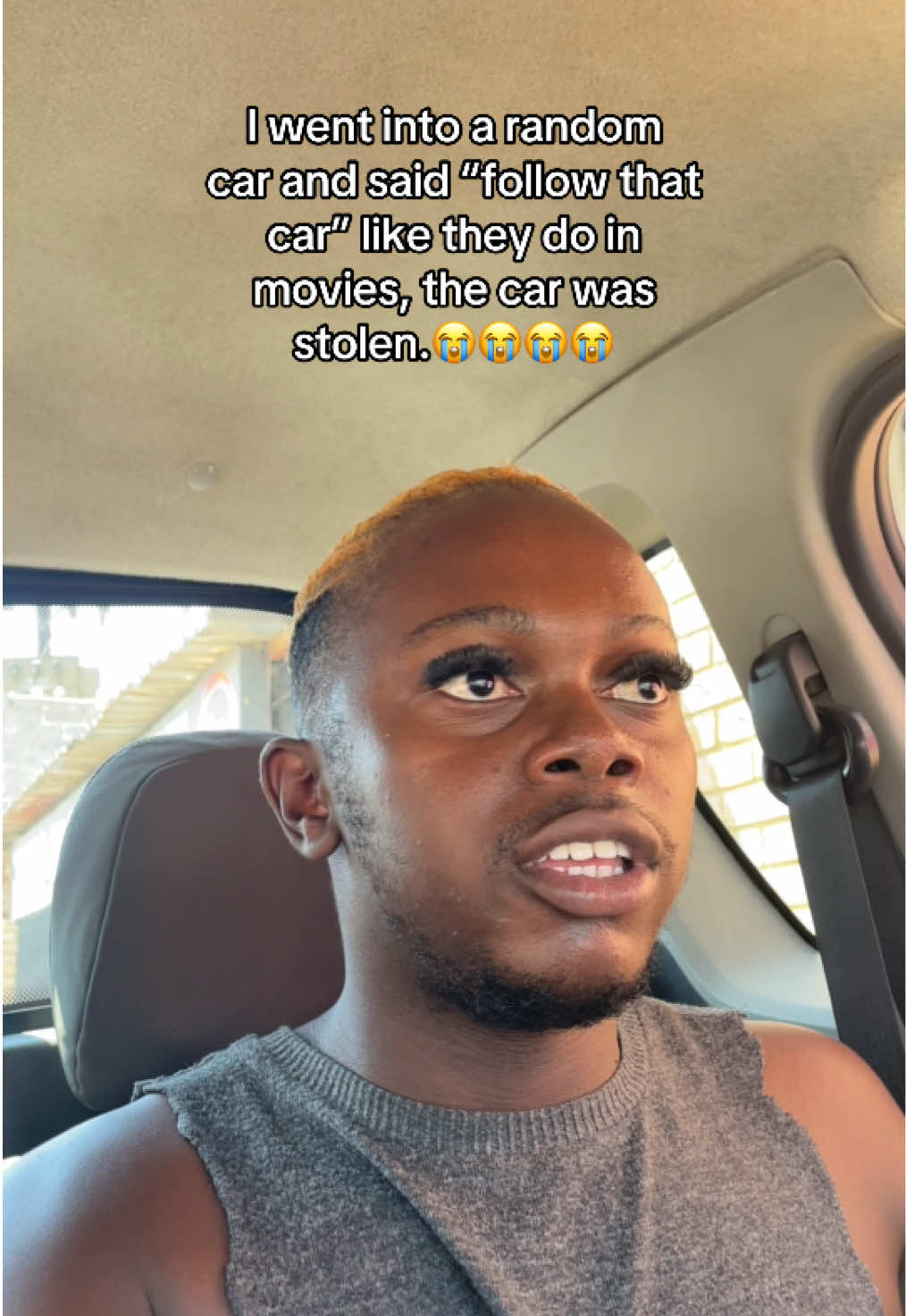 I think I have to stop this prank 😭✋🏾 yho #mzansi #prank #followthatcar 
