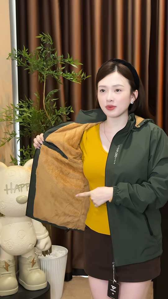 Áo khoác gió Nam Nữ Lót Lông Cừu #nguyenthuyhien 