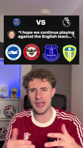 PSG WOULD DOMINATE THE PREMIER LEAGUE a ❔😭 Please you can’t rest players in this league otherwise you finish mid table #fyp #callumwm #championsleague #psg #PremierLeague 