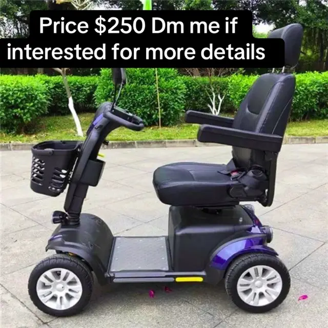 Looking for a comfortable and reliable way to get around? 💙 This mobility scooter could be just what you need! Perfect for everyday outings, shopping trips, and enjoying more independence. 🛍️🌞 ✅ Comfortable and easy to use ✅ Great for everyday mobility ✅ Suitable for indoor and outdoor use, depending on the model ✅ Rechargeable battery ✅ Convenient for shopping and daily activities 📦 Shipping available! I am located in the USA and offer worldwide shipping. 🌎🚚 📩 Interested? Send me a private message for the price, specifications, and delivery details! #MobilityScooter #MobilityAids #SeniorLiving #Accessibility #IndependentLiving      