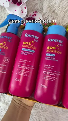 Kit Completo SOS anti emborrachamento Forever Liss  #viraltiktokshop 
