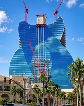 The new hard rock hotel is coming along nicely. It’s going to be epic! LasVegas4Less.com #LasVegas #vegas #lasvegasstrip #vegastiktok #hardrock 