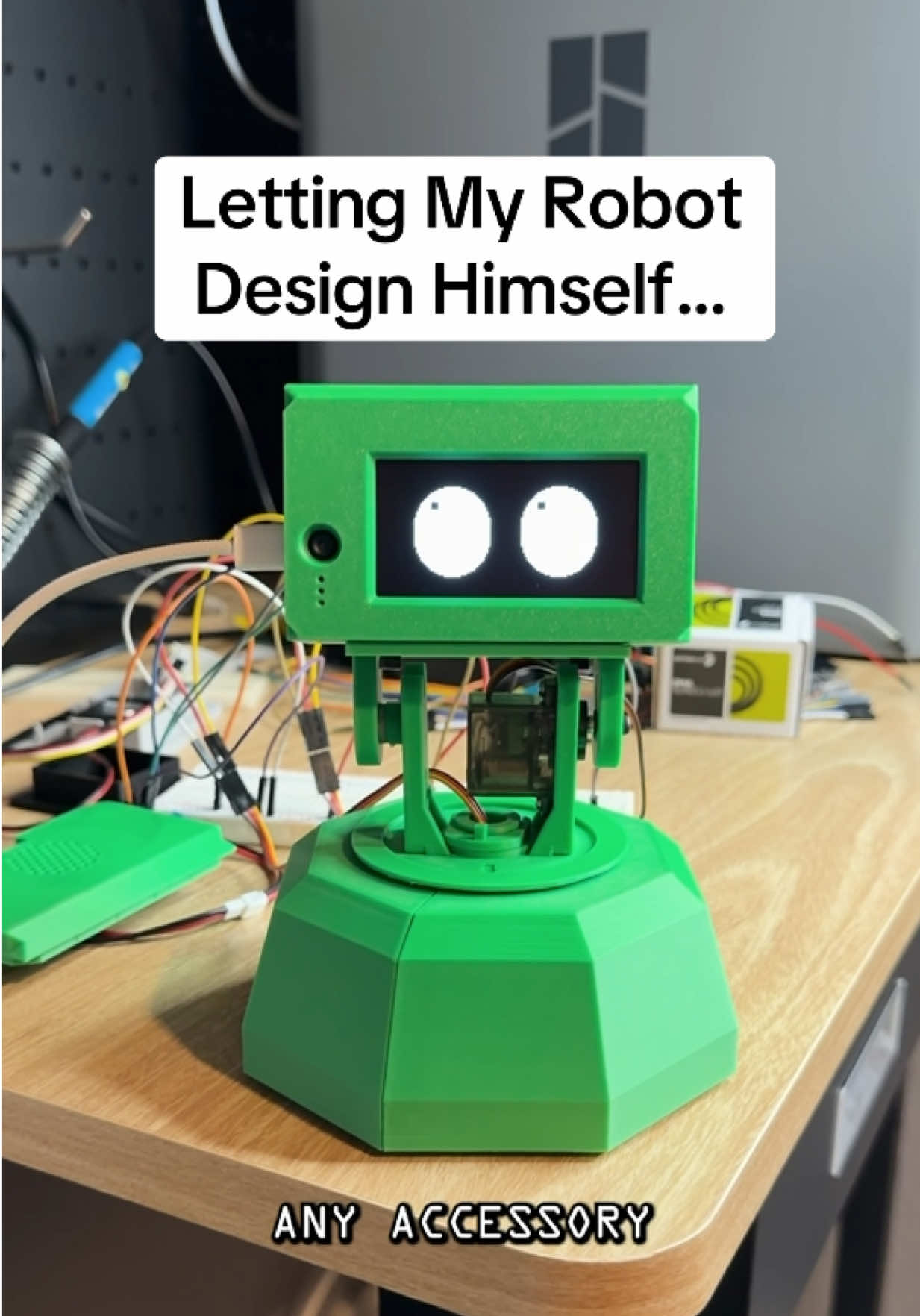 Letting Rocky decide what accessory he wants and I build it for him. #engineering #hardware #robotics #cad #3dprinting 