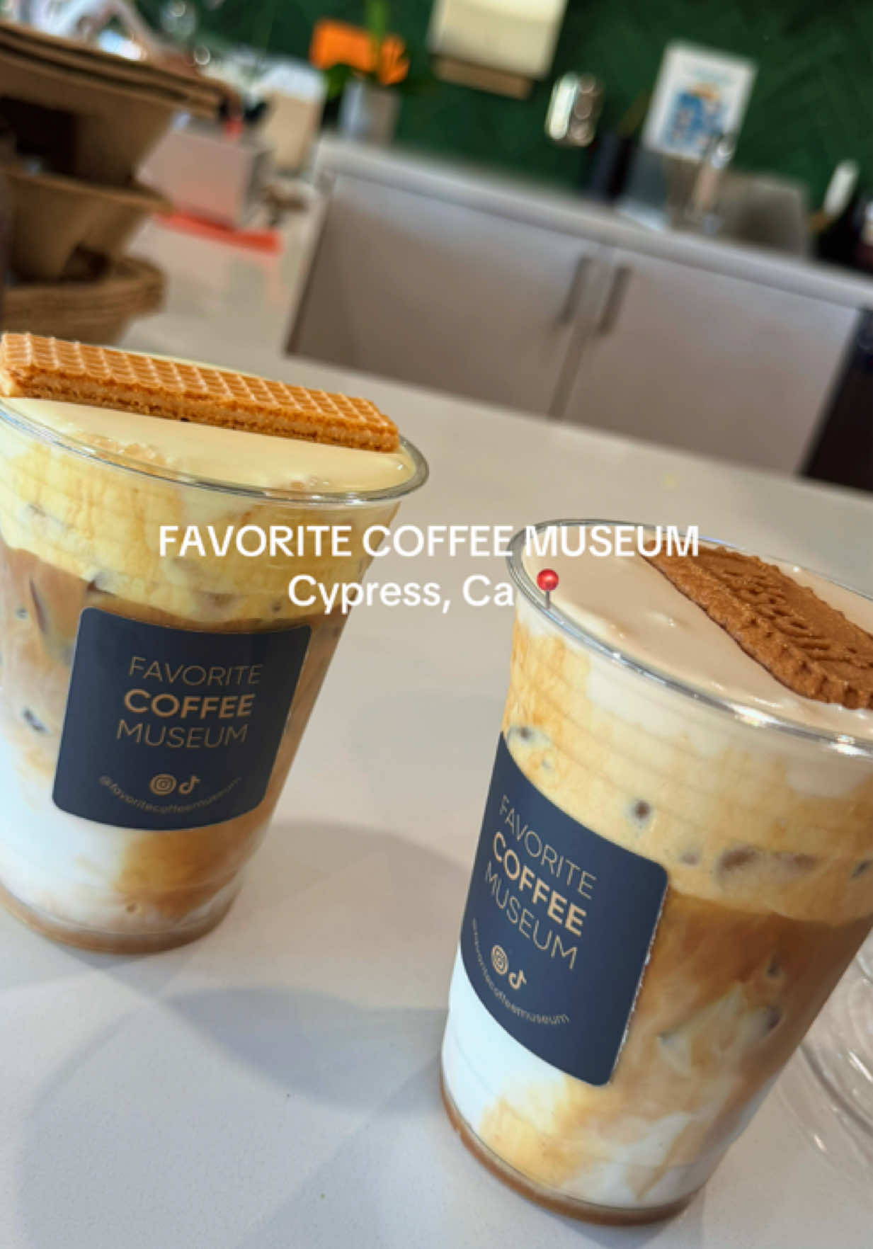 trying out the new coffee shop @FAVORITE COFFEE MUSEUM in cypress & the cream top did not disappoint 😮‍💨 #coffeetiktok #foryoupage #viral #occoffeeshop #cafe 
