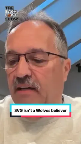 The Wolves are gonna be fun to watch, but SVG doesn’t believe that they’re better #NBA #timberwolves #hoops #fyp #TheZachLoweShow 