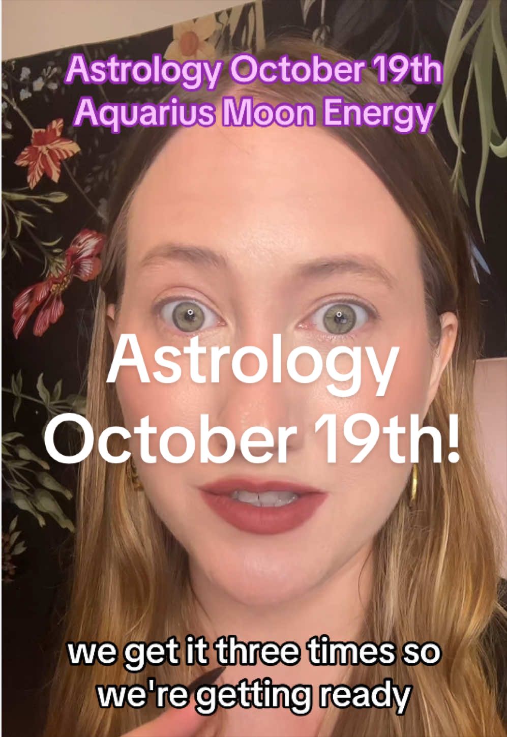 Astrology for October 19, we have a Aquarius moon ##astrology