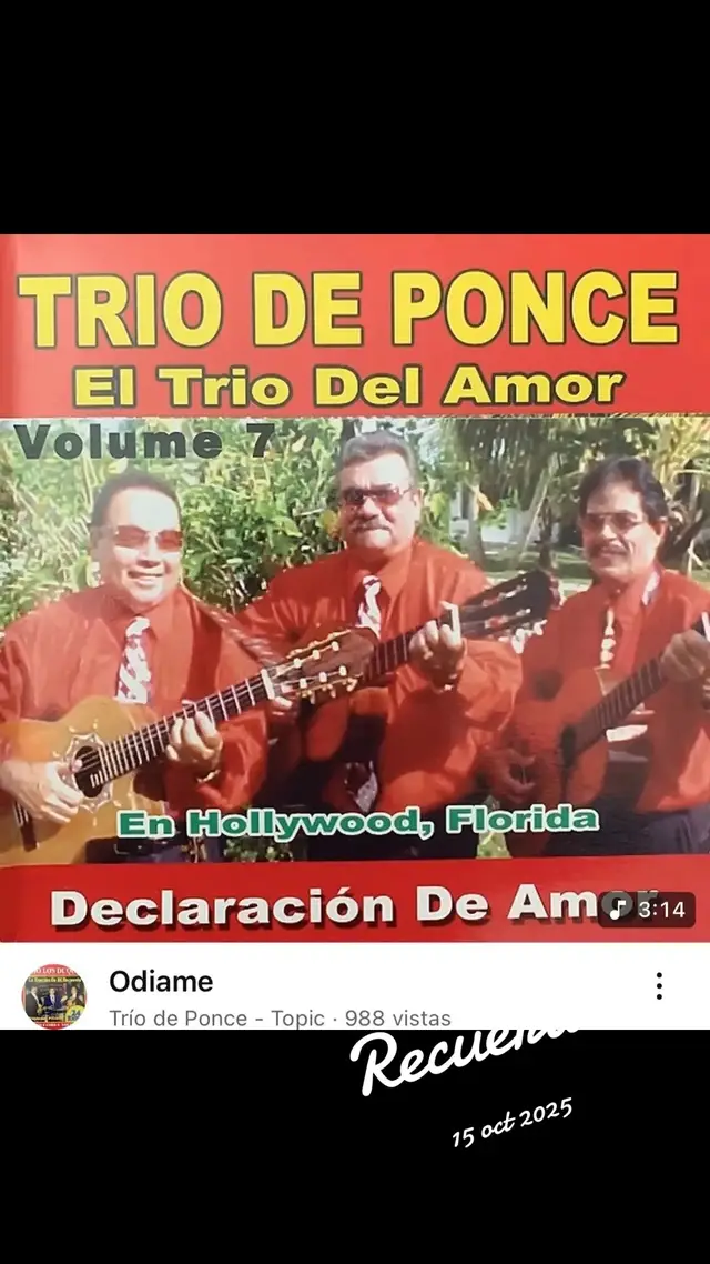 #recuerdos #trios #paratiiiiiiiiiiiiiiiiiiiiiiiiiiiiiii #ponce #puertorico 