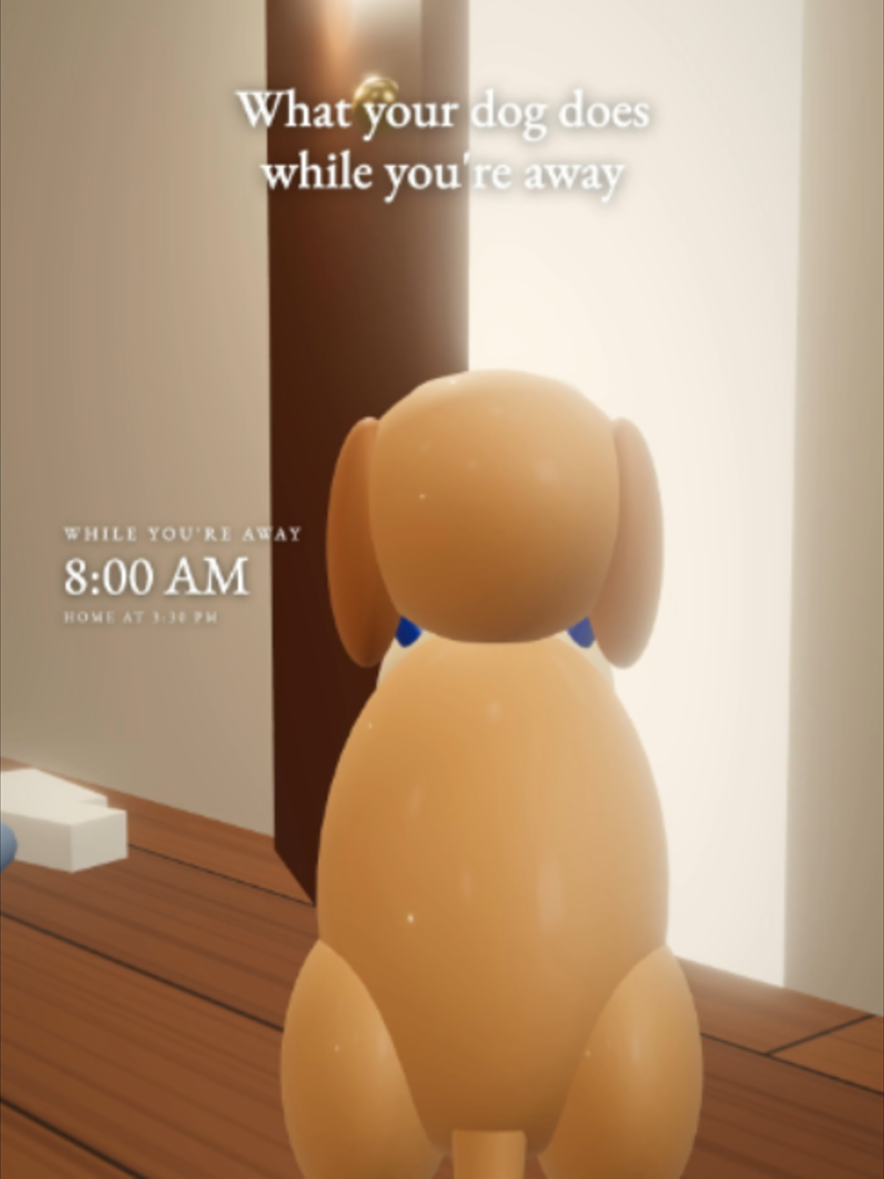 what your dog does while you're away 🐕 8:00 AM to 3:30 PM, every single day. go hug your dog after this #whatif #dog #dogsoftiktok #pov #dogtok