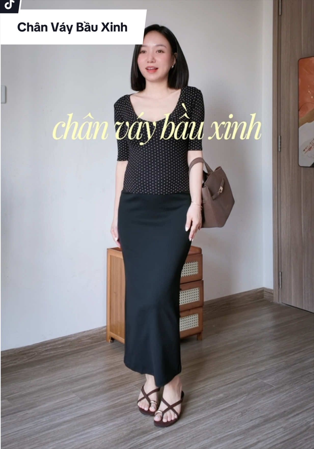 Chân váy bầu quốc dân luôn rồi mấy bà ơi, đẹp từ form tới chất, quan trọng là giá mềm ý #chanvaybau #chanvaybauxinh #vaybaucongso #vaybauxinh #vaybau 