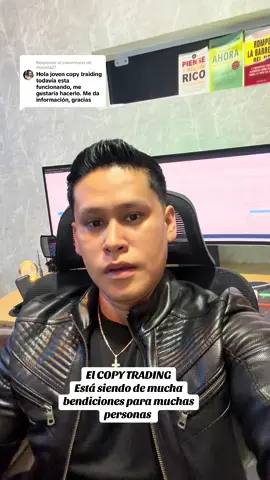 Respuesta a @morena27  El Copy Trading, está siendo de mucha bendición para muchas personas 🙏