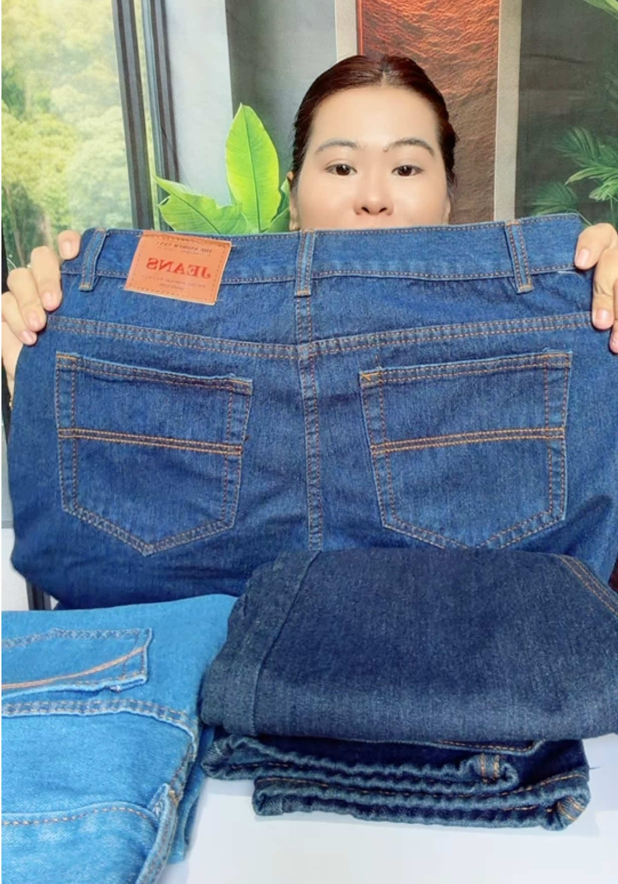 Combo 3 quần jean nam dài ống suông#quanjeannamongsuong #quanjeannam #hotuyen863 