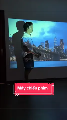 máy chiếu phim nét nèn nẹt #tikhub #xuhuong #maychieuphim #xemphim #chill 