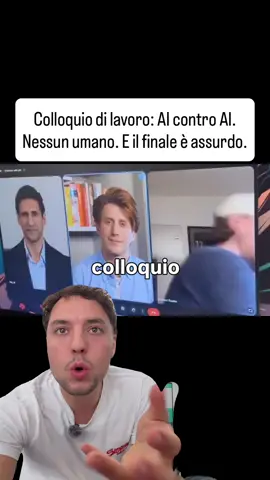 Colloquio di lavoro AI contro AI: da una parte il recruiter AI dell’azienda, dall’altra l’agente di Graham Dot Zip.  Risultato: niente trattativa sullo stipendio e saluti che non finiscono più. sempre secondo Greenhouse, il 46% dei candidati americani vorrebbe poter chiedere un colloquio con una persona vera. Voi vi fareste fare un colloquio da un’AI? #ai #colloquio #lavoro #aiagents #futurodellavoro