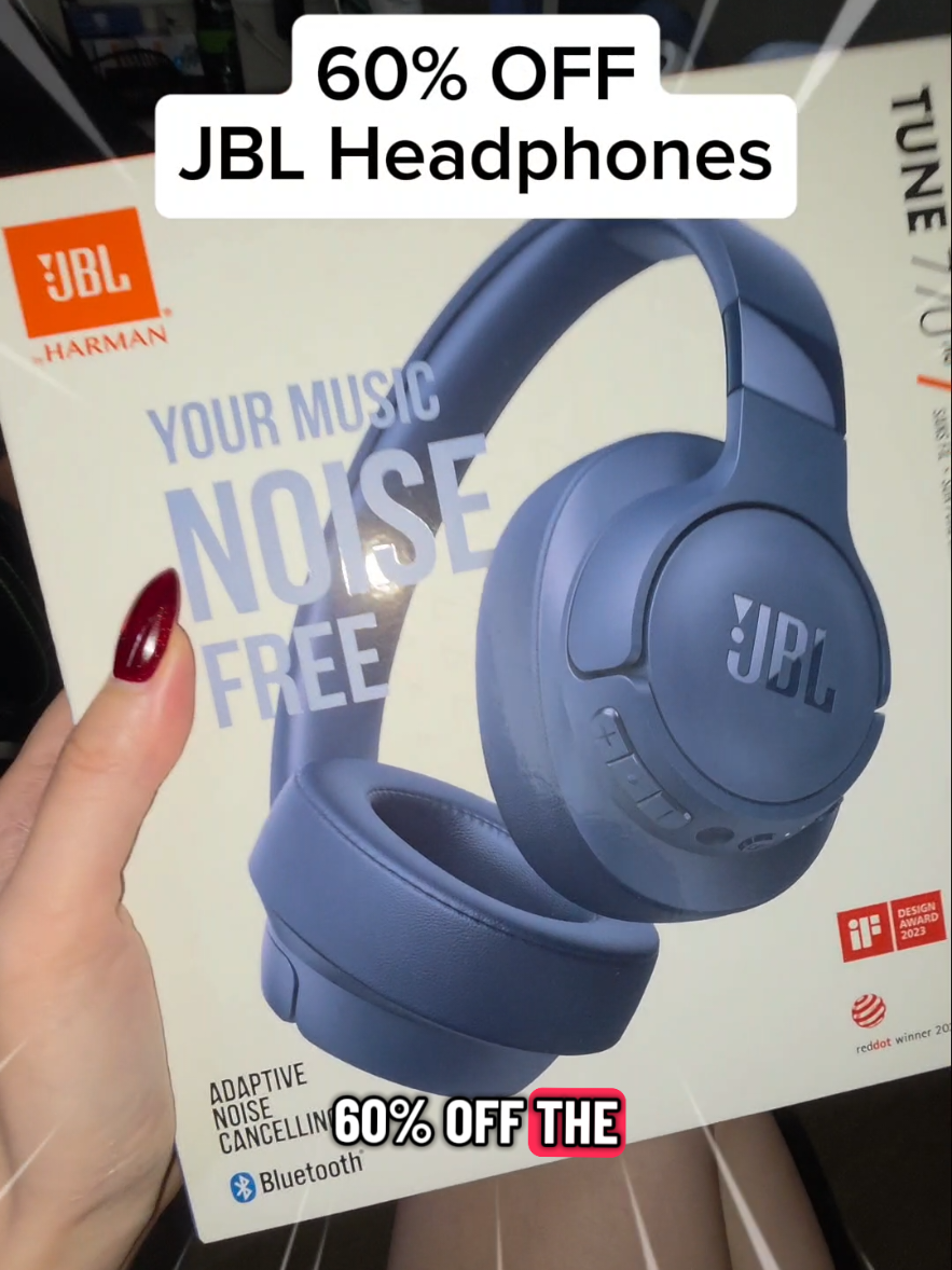Sick of hearing noisy people on the MRT when all you want is to enjoy your music in peace?! 😩🎧 The JBL TUNE 770NC Wireless Headphones feature ADAPTIVE NOISE CANCELLING to help block out distracting background noise! 😍✨ Enjoy JBL Pure Bass Sound, up to 70 HOURS of battery life with noise cancelling off, and a comfortable over-ear design for long listening sessions! 🎶💕 Plus, they're wireless and foldable, making them perfect for travelling, studying or working! ☺️✈️ Less noise, MORE music! 😍 Tap the yellow cart and grab yours while they're on sale! 🛒✨ #JBL #Headphones #createtowin #singapore #TTSLobang 