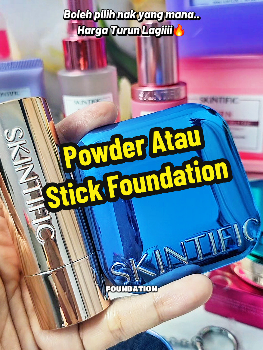 #foundationstick #coverpowderfoundation #skintificpowderfoundation #skintificmy #makeuptutorial 