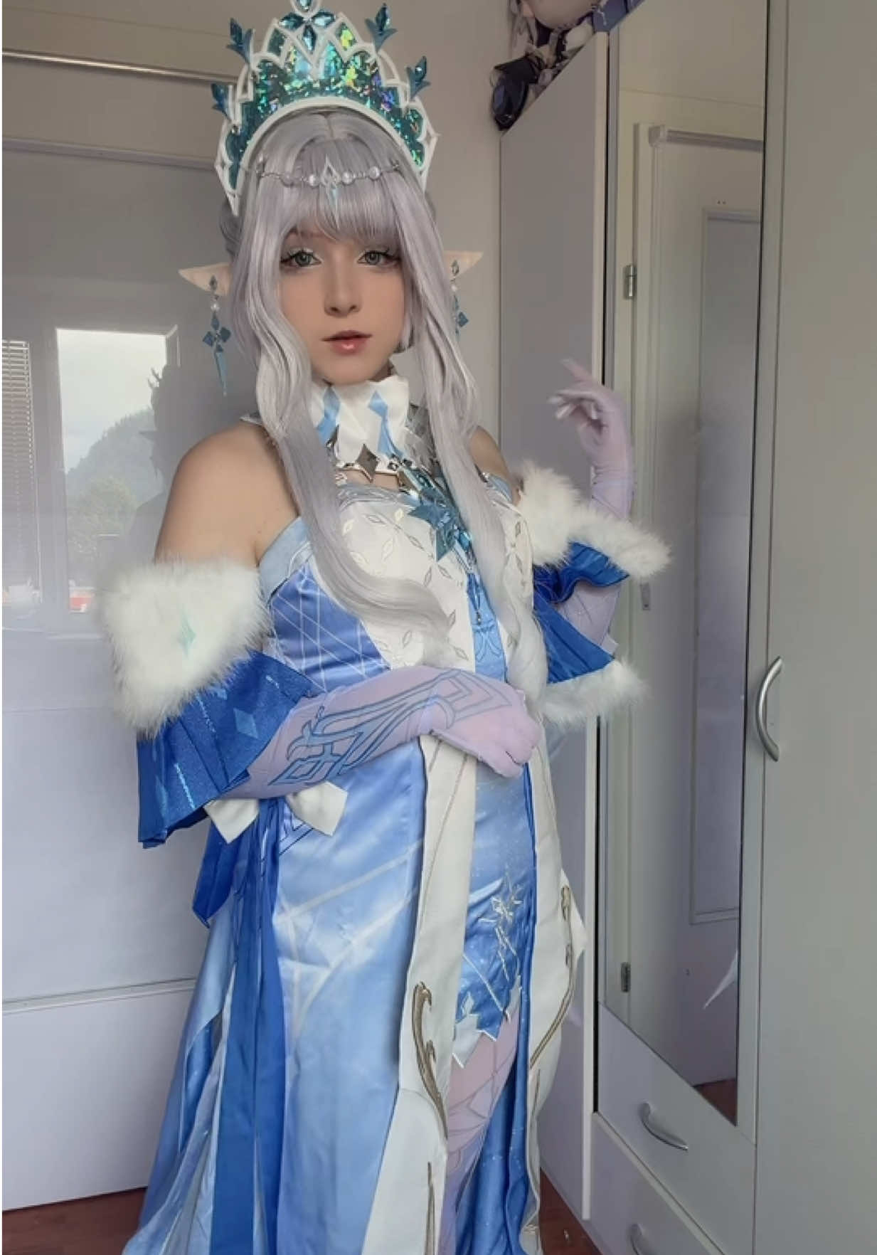 can’t wait for her banner🥹 #tsaritsa #GenshinImpact #genshincosplay #cosplaytransition #cosplayer 