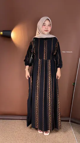 Gamis cantik 😍🖤#gamis #gamiswanita #gamiskekinian 