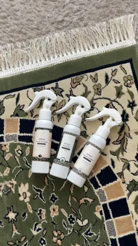Pack haramain 💚 3 sprays , 3 ambiances ✨ C’est les sprays qu’il te faut !  L’ambiance des lieux saint chez toi ☁️ @Air de Medine  #quran #spray #omra #mecca 
