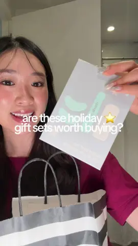 part 2 of figuring out which sephora holiday sets are actually worth it. this rhode sugarmint trio got dragged for being overpriced. is it mitchie approved? verdict: i love this one so i'm giving one away to you. just comment your favorite thing about the holidays and i will choose a winner on oct 23 #rhode #sephorasale #holidaysets #giftguide #holidaygiftguide 