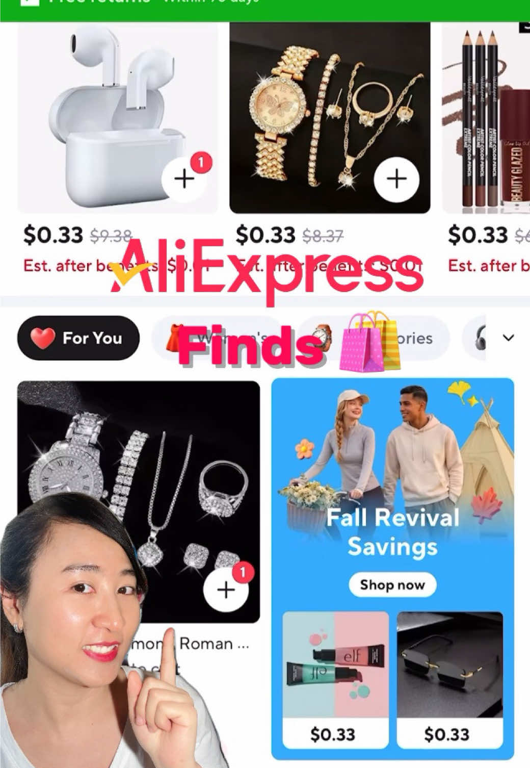 🚨AliExpress deals are waiting!  🆕 US users only. New users can get 3 for $0.99 on eligible offers. Terms apply.  🔍Search code: AYJ0JP  🛍️Shop here: https://s.click.aliexpress.com/e/_m0j3frV  👉Tap the link https://s.click.aliexpress.com/e/_m0j3frV on my bio or enter the search code [AYJ0JP] on the AliExpress homepage to see all the amazing items I've handpicked for you. And don't forget to enjoy extra savings with the exclusive discount codes below, just for fans like you!   🎁 NEW Users: Up to $5 in FREE credit + 3 items for just $0.99! Exclusive codes (up to 30% OFF – valid till Dec 31 PT):  $10-3: 【IFPOR4DM】  $20-5: 【IFPT9CLW】  $80-12: 【IFPACSJH】  💰 Everyone: $1 in FREE credit! Use these codes (up to 15% OFF – valid Oct 1–31 PT):  $15-2: 【IFP2KTAJ】  $35-5: 【IFPXXKYR】  $65-9: 【IFPW8QH0】  $99-14: 【IFPIPD10】  $169-23: 【IFPBFZKS】  $279-40: 【IFPC0IOR】  $379-55: 【IFPNLGEM】  $559-80: 【IFPFYF1K】  #AliExpress #AliExpressFinds  #AliExpressDeals #ad
