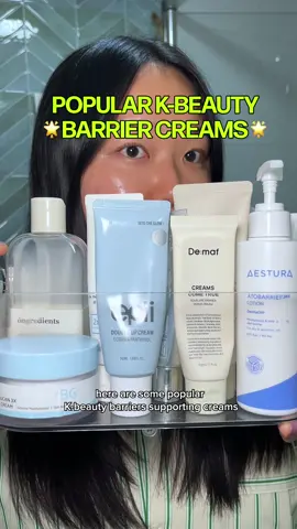some new discoveries & old faves for barrier supporting creams! should I do a part 2?🥹 @epii US  @aestura_us  @dear, Klairs  [AD]  #epii #skinepisodes #doubleupcream #kbeauty #koreanskincare 