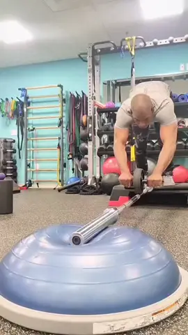 Stability Training  #abwheel #bosuball #gym #GymTok #onthisday 