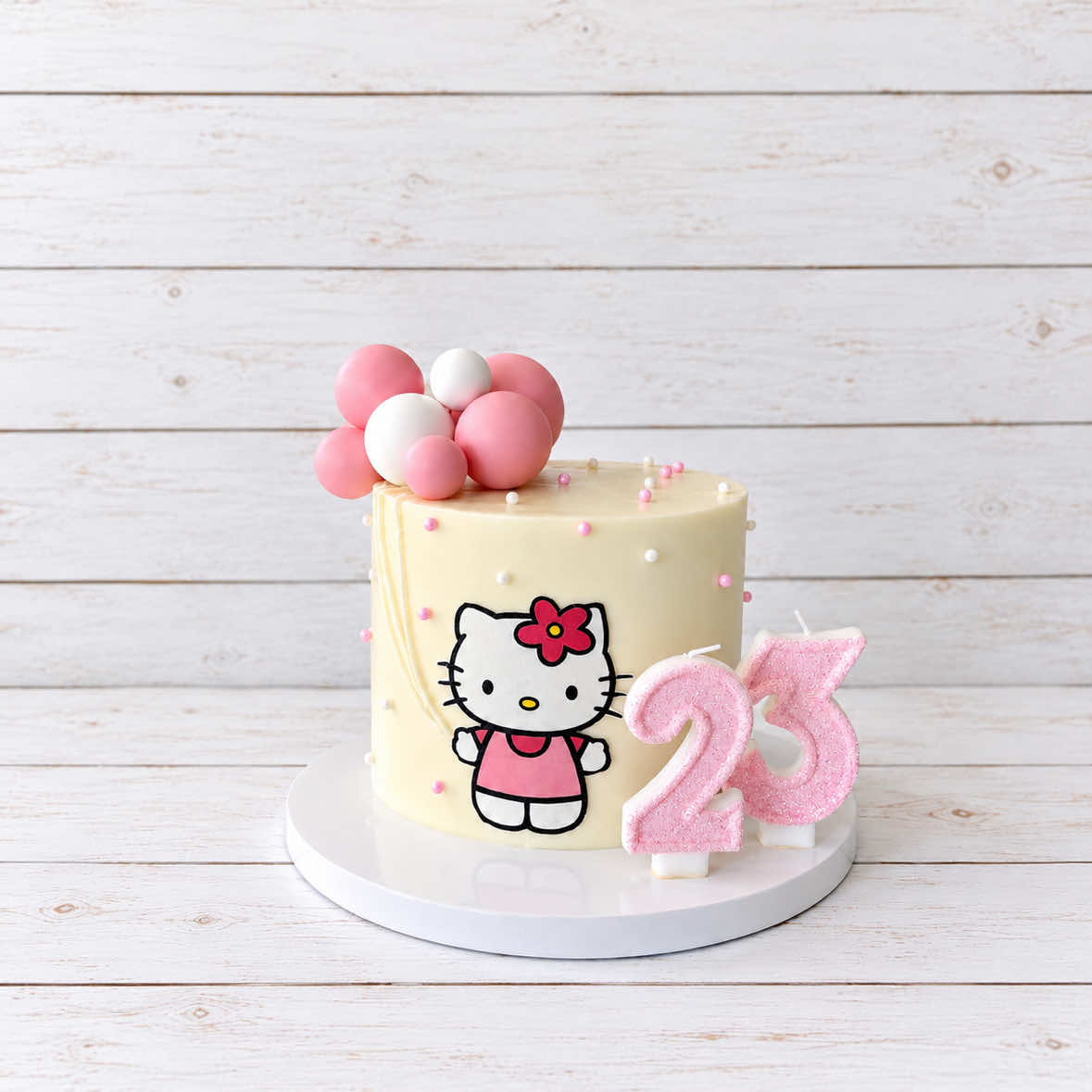 🎀 Hello Kitty Birthday Cake 🎀💕 A little pink magic for a 23rd birthday! 🩷✨ This adorable 5-inch Hello Kitty cake features delicate pink details, cute balloons, and a delicious Oreo filling inside! 🍪🎂 Handmade with love at Dough Re Mi SCV Bakery 💕 📍 Santa Clarita, CA | Valencia 🎂 Custom cakes made to order 💌 DM to place your order! #HelloKittyCake #HelloKittyBirthday #SanrioCake #PinkBirthdayCake #OreoCake        