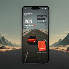 POV: you watched the flying Roadster and suddenly trusted your driving skills 💀 260 km/h. Then the brake pedal quits. Made with Eazo AI: one prompt → your own 3D game. Tag the friend who says “I could do that.” 👇 #EazoAI #GameTok #RacingGame #VibeCoding #Roadster 