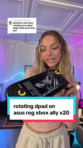 Replying to @TeoG Rotating Dpad???? #Lindseyszn #Techtok #XboxAllyX20 #asus @ASUS.USA 