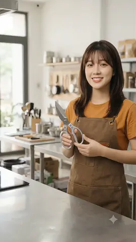 Lưỡi thép đúc nguyên khối chống mẻ chống gỉ sét, tay cầm trợ lực êm ái xài bền bỉ nhiều năm ✨ #keonhabepdanang #dungcunhabep #hangchuanxin #dealhot #xuhuong 