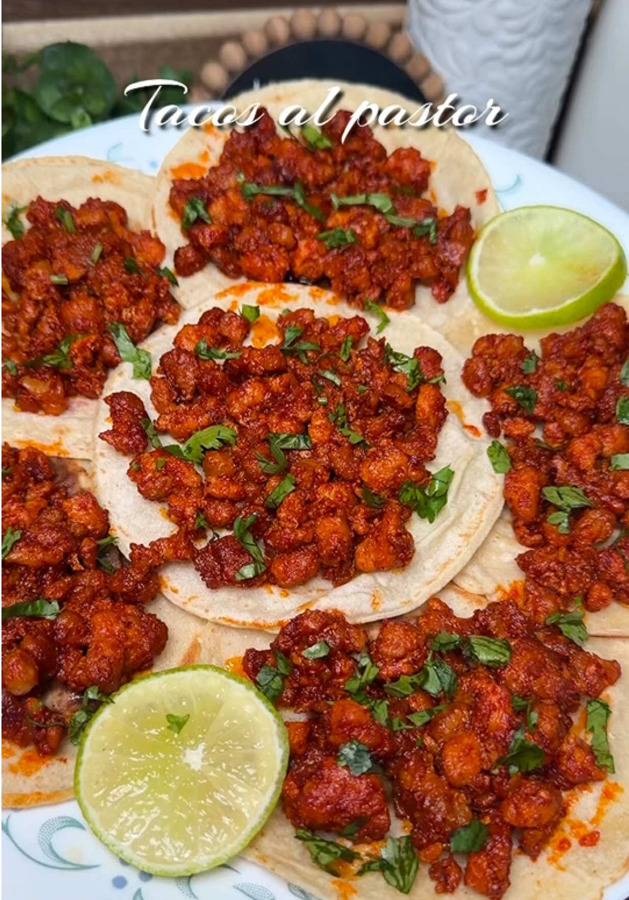 Tacos al pastor #tacos #tacosalpastor #recetas 