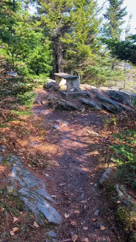 Lookout Rock at Mt. Equinox Skyline summit drive 🧡 #vermont #october #fall #foliage #trail 