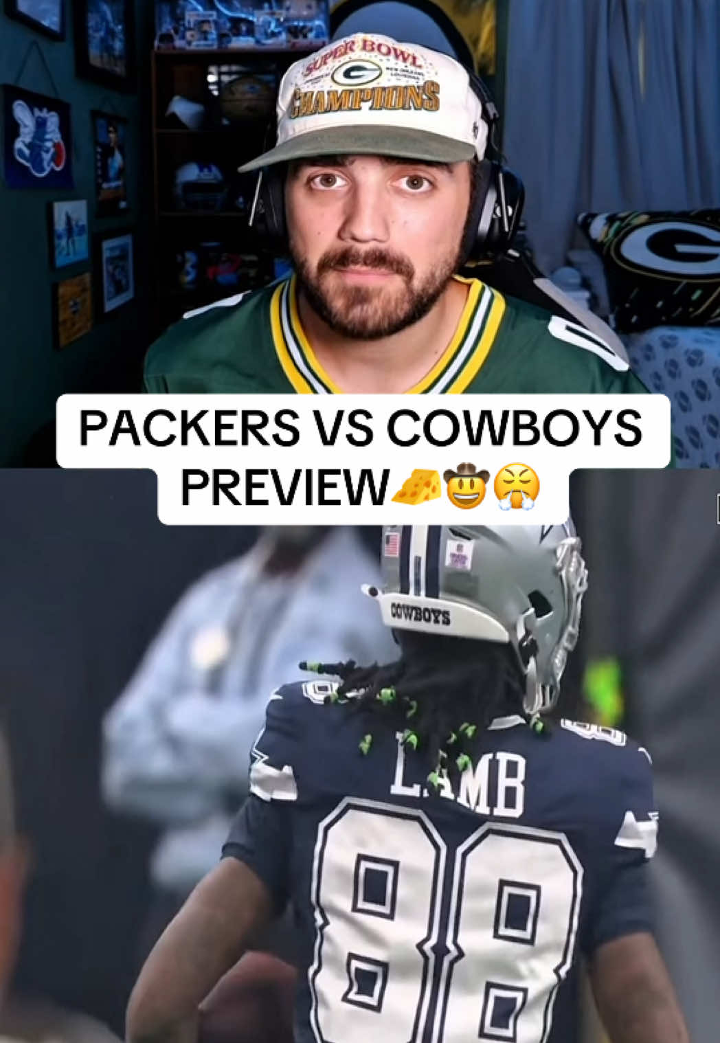 A SUNDAY NIGHT SHOWDOWN BETWEEN 2 ELITE OFFENSES! #packers #greenbaypackers #cowboys #nflfootball #nfl 