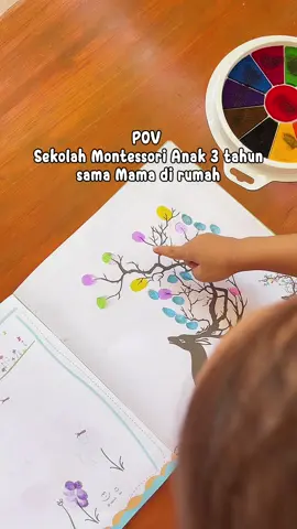 Gini aja tuh anak2 udah seneng loh bun dan banyak pula manfaatnya #bukufingerpainting #fingerpainting 