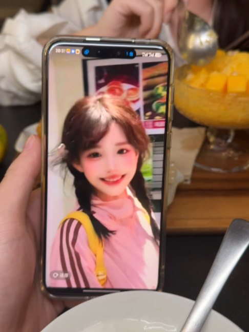 相亲对象和照片长得不一样，还贼能吃怎么办 # 第一次相亲