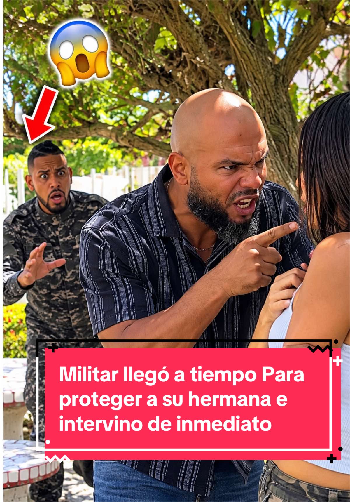 Militar llegó a tiempo Para proteger a su hermana e intervino de inmediato #soldier #FinalInesperado #family #Love #lodescubrientiktok 