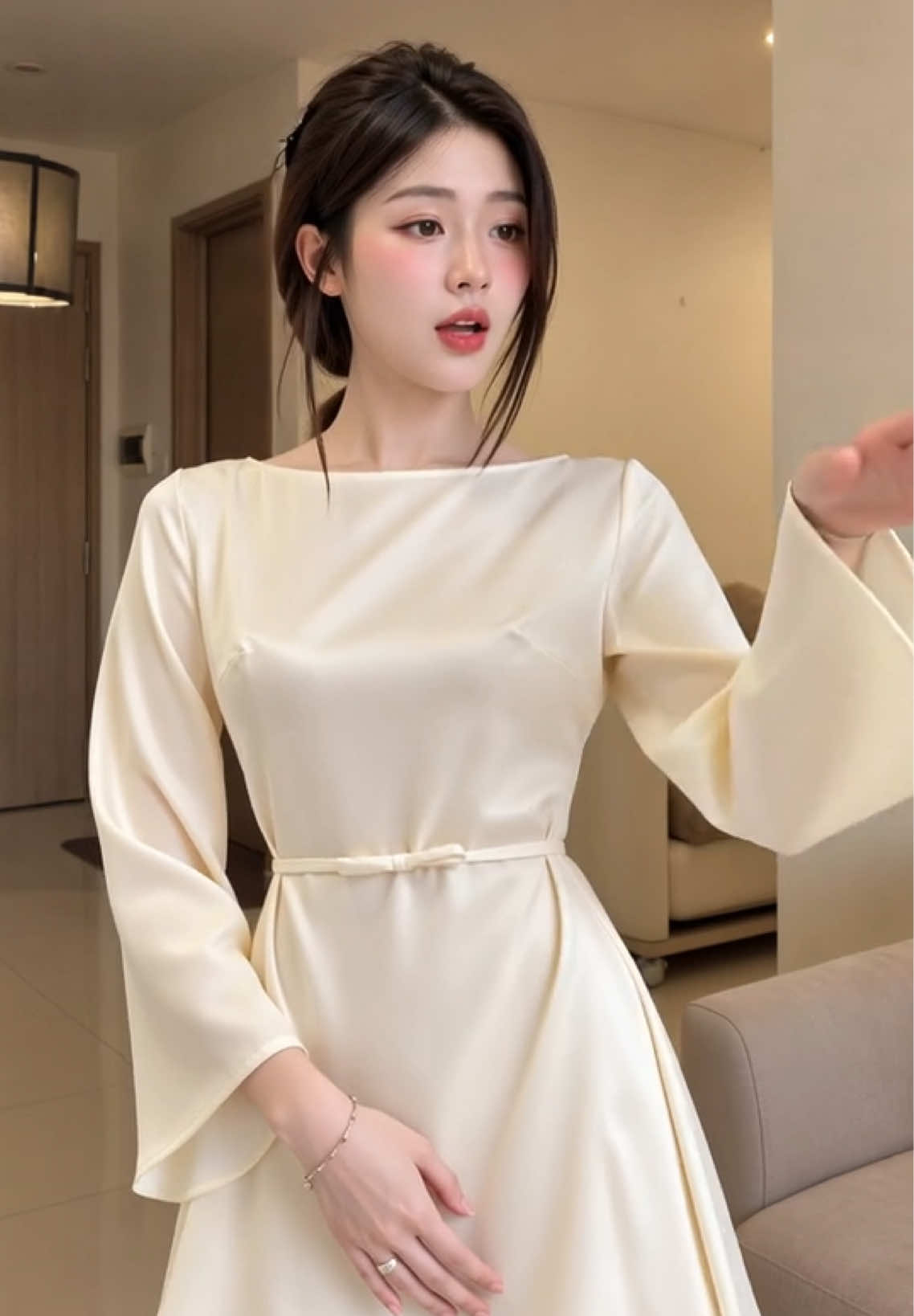 Đầm lụa xinh #damxinh#damxoitrangnu #duoctaitro #quangcao 