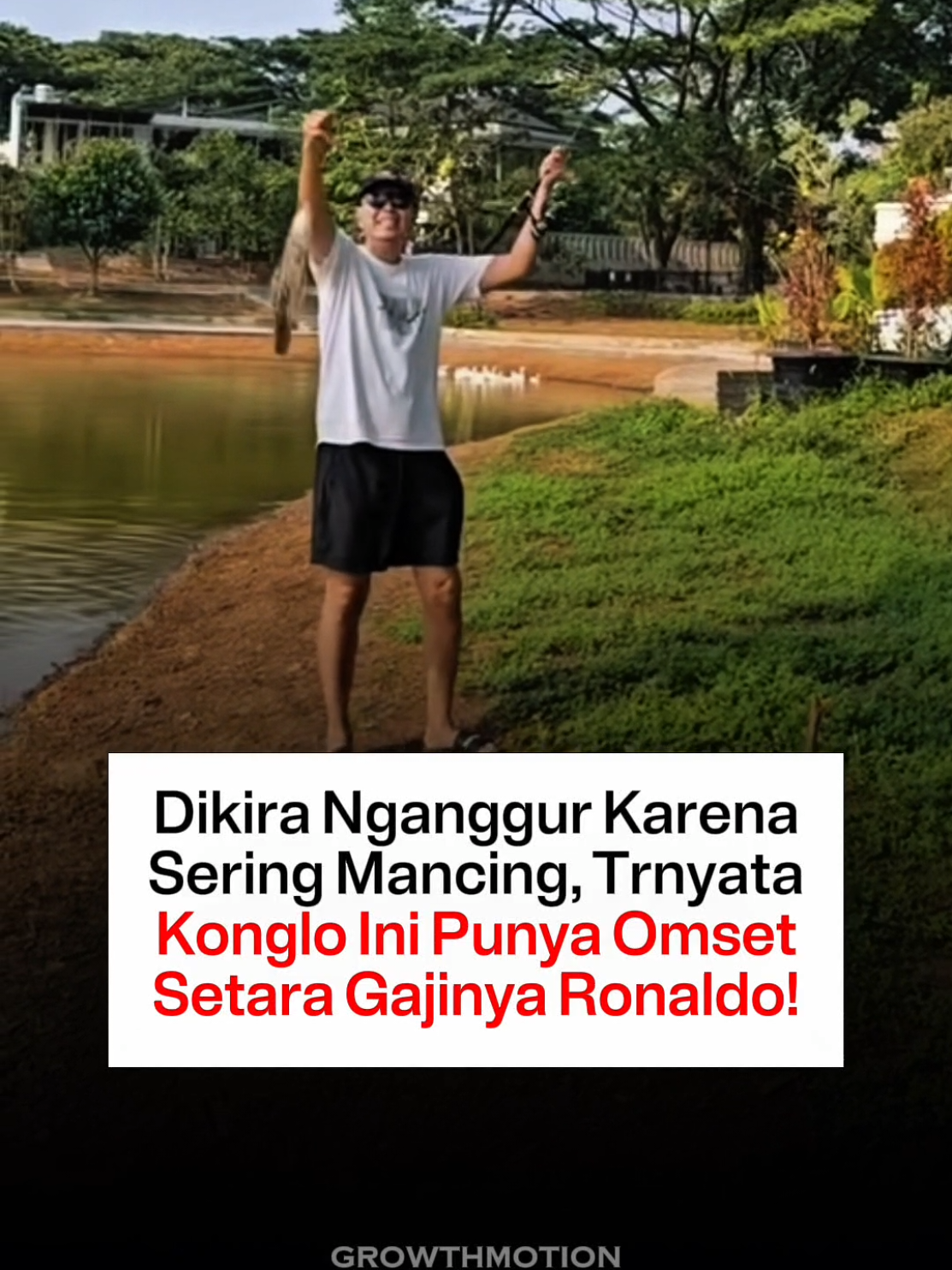 Dikira Pengangguran Karena Sering Mancing, Ternyata Konglomerat Indonesia Ini Punya Omset Setara Gaji Ronaldo Sehari! 😱🤯 @tungdesemwaringin.tdw  #PakTungXClippo #TungDesemWaringin #tdw #bisnis #properti 