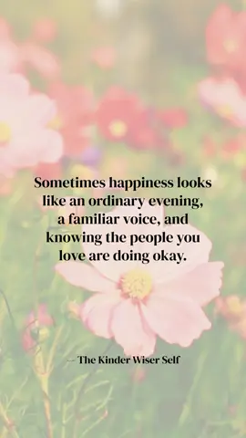 Sometimes happiness is beautifully simple. 🌸🤍 An ordinary evening. A familiar voice. A conversation with someone you love. And the comforting feeling of knowing they’re doing okay. The little things aren’t always little. Sometimes they’re everything. ✨ #TheKinderWiserSelf #SimpleThingsInLife #EverydayHappiness #GratefulHeart #creatorsearchinsights