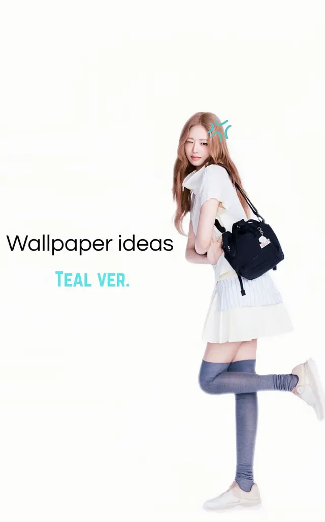 I’ll do concept like this right now  #teal #wallpaper #ideas #kpop #aesthetic 