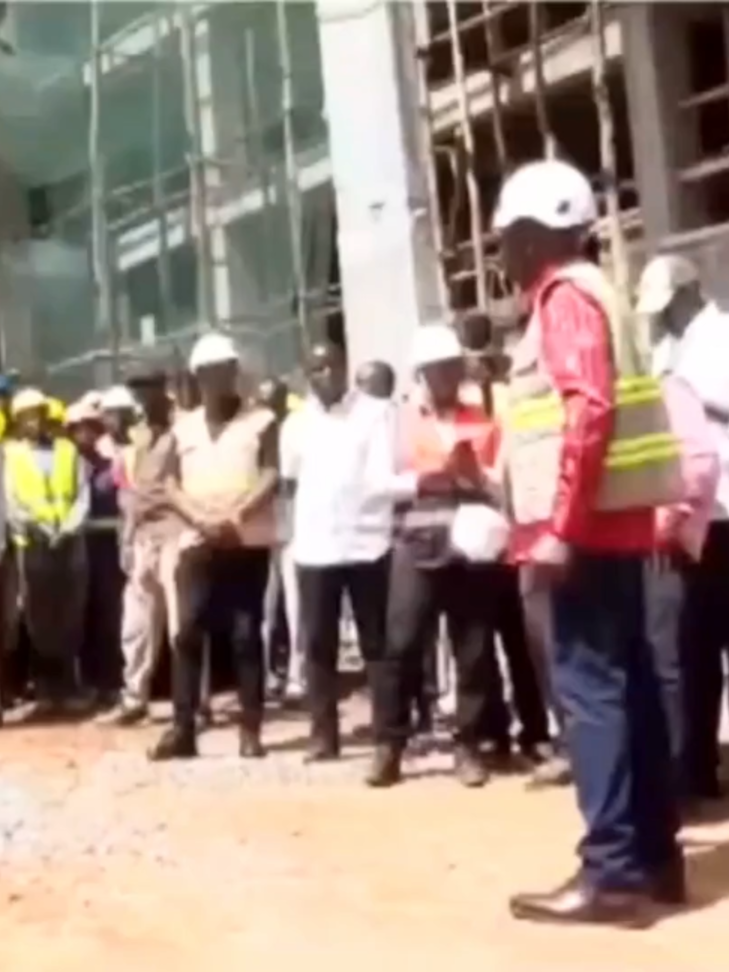 Ruto tells workers at an affordable house construction site in Nandi: 